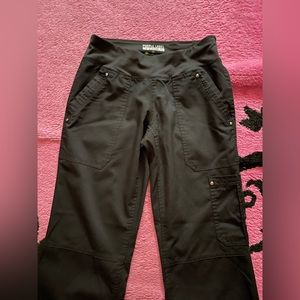 Women’s XXSP Black Purple Label Yoga by Healing Hands Tori Scrub Pants
